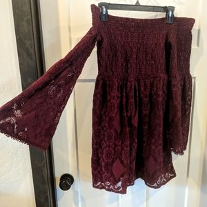 Off the shoulder dress